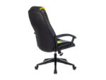 Кресло игровое Zombie 8 черный / желтый эко.кожа кретов. пластик