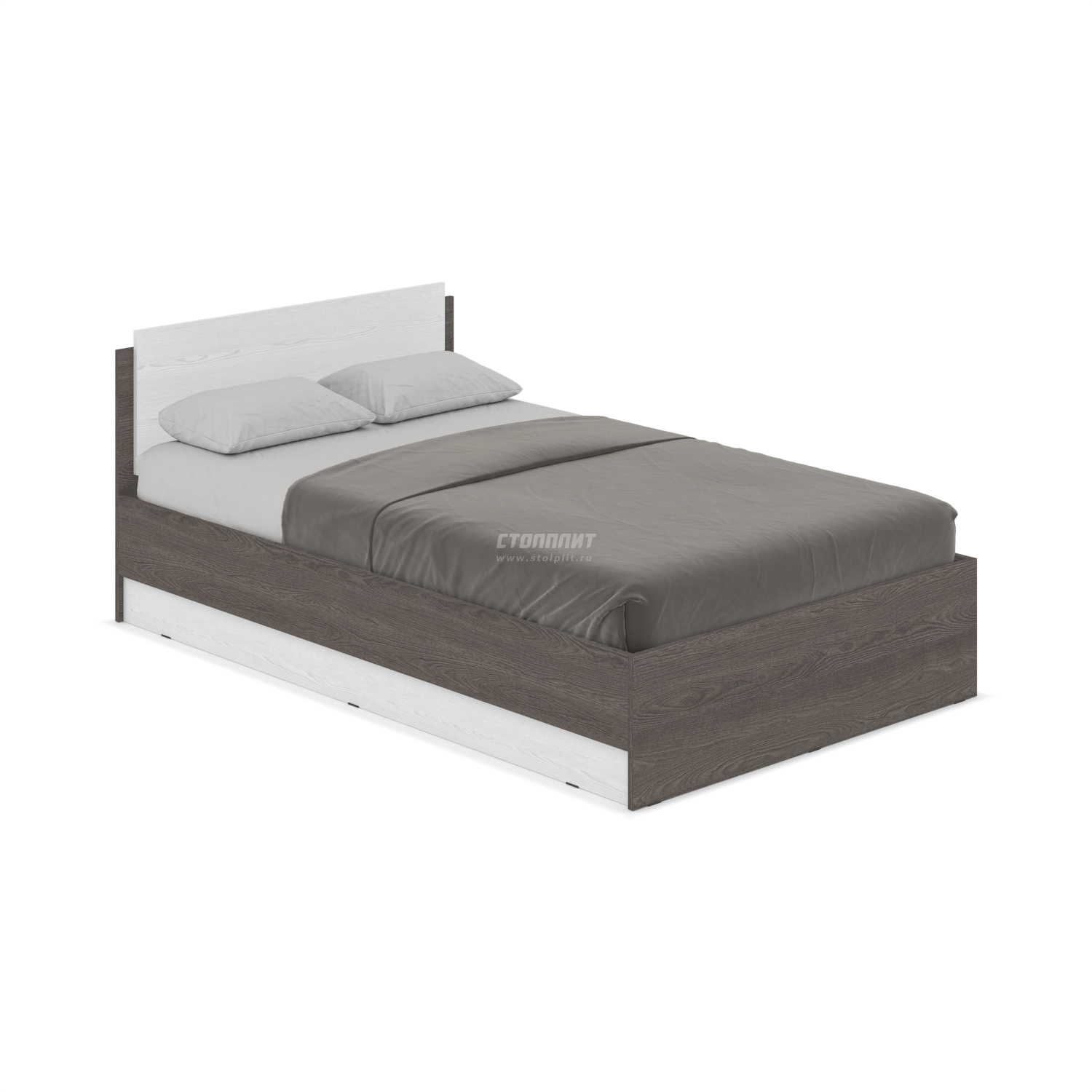 Кровать Аманда 900 (А09) анкор св/тем Кровать Аманда 900 (А09) анкор св/тем