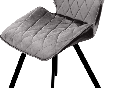 Стул 73 (Краска спинка Сид-ка: Ткань велютто 19)/Каркас Профиль (73,78) кр. Черный Муар