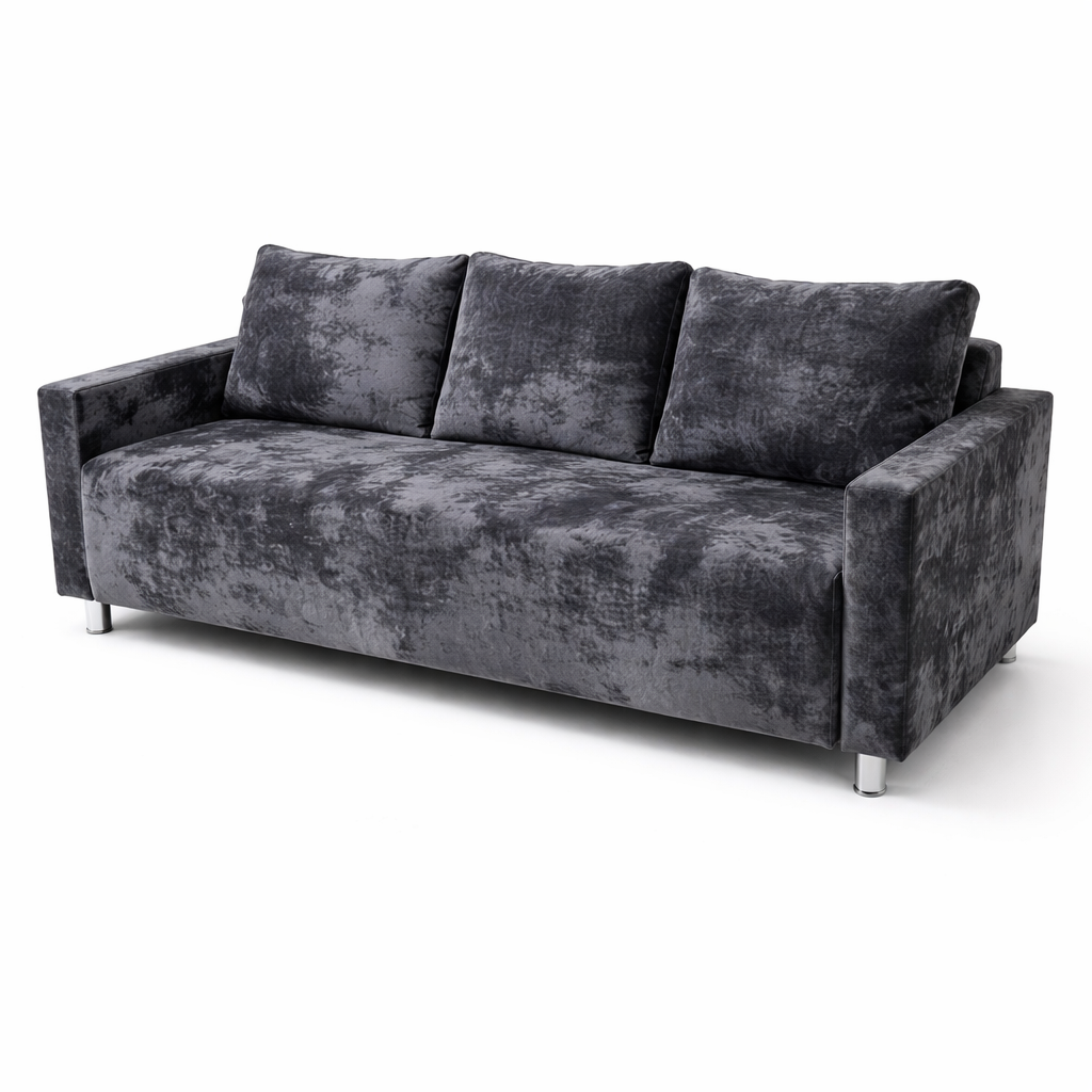 Диван Еврокнижка 23 Овн темн серый Диван Еврокнижка 23 Овн темн серый