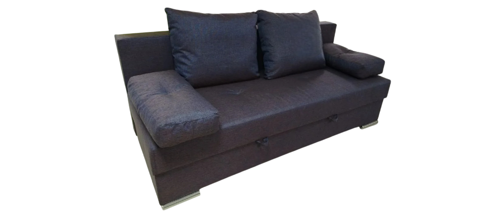 Диван Евро 200*90 с/м 200/150 (Капри 04) темно серый Диван Евро 200*90 с/м 200/150 (Капри 04) темно серый