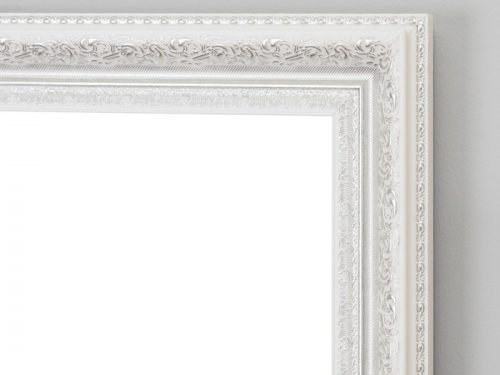 Зеркало настенное «Верона», белое, 60×74 см, рама пластик, 60 мм 3393415