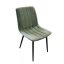 Стул Парма цвет Черный, сидение ткань Велюр 11 мятный